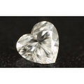 天然ダイヤモンド ルース(裸石) 0.118ct, Gカラー, VS-1, ハートシェイプ 【 中央宝石研究所ソーティング袋付 】 【 送料無料 】