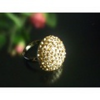 半円型ボリュームゴールドリング