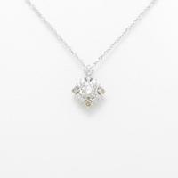 K18WG ダイヤモンドネックレス