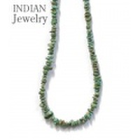 INDIAN JEWELRY ターコイズナゲットを使用したナバホ族アーティストの作品『NAVAJO TURQUOISE NECKLACE』【アメカジ・ネイティブ】IJ-104