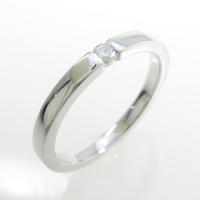 K18WG ソリティア ダイヤモンドリング20％引き