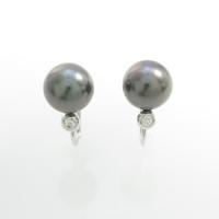 ミキモト クロチョウパールイヤリング