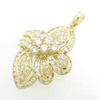 K18YG ダイヤモンドペンダント