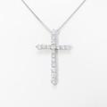 PT クロス ダイヤモンドネックレス