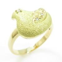 K18YG バード ダイヤモンドリング