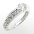 【リメイク】プラチナダイヤモンドリング 0．404ct・F・SI1・VERYGOOD