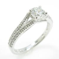 【リメイク】プラチナダイヤモンドリング 0．402ct・F・VS2・EXCELLENT