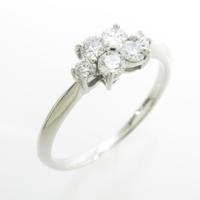 K18WG ダイヤモンドリング