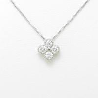 【新品】PT フラワー ダイヤモンドネックレス40％引き