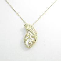 K18YG フラワー マザーオブパールネックレス30％引き