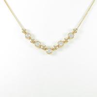 K18YG ダイヤモンドネックレス