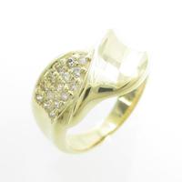 K18YG ダイヤモンドリング