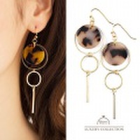 ピアス　べっ甲　大ぶり　フック　ゴールド　シンプル　トレンド　レディース　ジュエリー　アクセサリー　大人可愛い　プレゼント　大ぶり　ピアス　　上品　高級　ピアス　プレゼント　アクセ