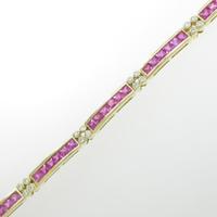 K18YG ルビーブレスレット