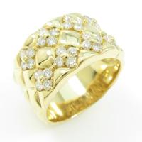 K18YG ダイヤモンドリング