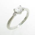 ポンテヴェキオ ダイヤモンドリング 0．283ct・D・SI1・ハートシェイプ
