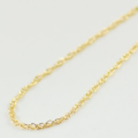 14ＫＧＦ14金ゴールドフィルドロープチェーン　50ｃｍ