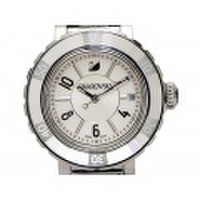 【SWAROVSKI スワロフスキー】 999 978 オクティアスポーツ SS/ラバー デイト クォーツ レディース 11992-2