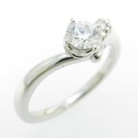 4゜C ダイヤモンドリング 0．313ct・D・VVS1・3EXCELLENT H＆C