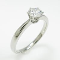 プラチナダイヤモンドリング 0．419ct・F・VS2・VERYGOOD