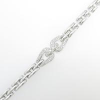 K18WG ダイヤモンドブレスレット