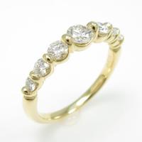 K18YG ダイヤモンドリング