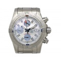 新着価格破壊防水時計【BREITLING ブライトリング】A13381 アベンジャー2 クロノグラフ 自動巻 シェル文字盤 SS デイト メンズ 8736-0