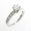 ティファニー ビーズセッティング リング 0．42ct・H・IF・EXT