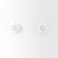 【リメイク】ST／プラチナダイヤモンドピアス 0．323ct・0．334ct・G・SI1・GOOD5％引き