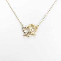 ティファニー ラビングハート インターロッキング ネックレス20％引き