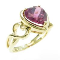 ティファニー ハート ガーネットリング