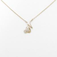 サマンサティアラ イニシャルN×ハート ダイヤモンドネックレス