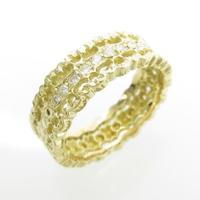 K18YG ダイヤモンドリング