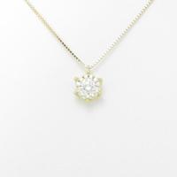 【新品】K18YG ダイヤモンドネックレス 0．361ct・H・SI2・GOOD