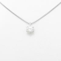 【リメイク】プラチナダイヤモンドネックレス 0．447ct・F・I1・GOOD10％引き