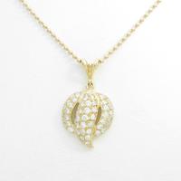 K18YG ダイヤモンドネックレス