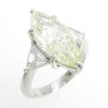 プラチナダイヤモンドリング 3．585ct・FLY・SI2・マーキスカット