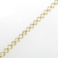 K18YG ダイヤモンドブレスレット
