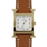【未使用品】エルメス HH1．201 Hウォッチ GP クォーツ