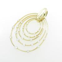 K18YG ダイヤモンドペンダント