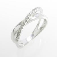 K18WG ダイヤモンドリング