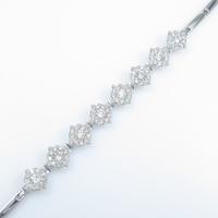 750WG ダイヤモンドブレスレット