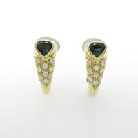 18KYG／18KWG ハート トルマリンイヤリング30％引き