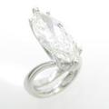 750WG ダイヤモンドリング 4．582ct・I・SI1・マーキスカット