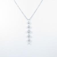 K18WG 2WAY ダイヤモンドネックレス