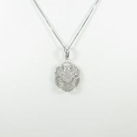 K18WG ダイヤモンドネックレス