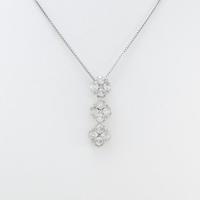 K18WG ダイヤモンドネックレス30％引き