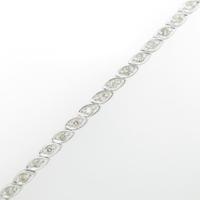 K18WG ダイヤモンドブレスレット