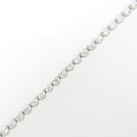 K18WG ダイヤモンドブレスレット