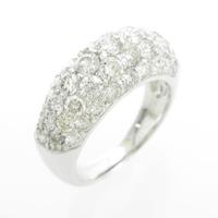 K18WG パヴェ ダイヤモンドリング